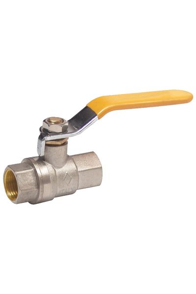flores Bronze gas shut-off valve with lever, 3/4, Fi + Fi