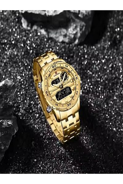 Naviforce Men's Stainless Steel Chronograph Wrist Watch