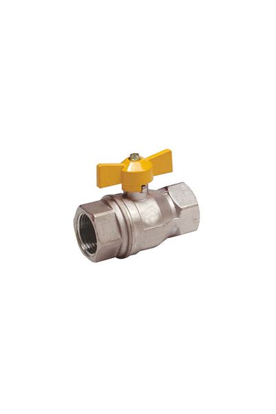 flores Butterfly gas shut-off valve, 3/4, Fi + Fi