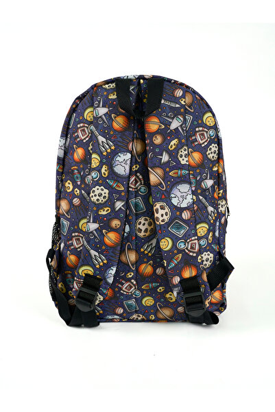 Rosmod Rucsac UNISEX NEGRU CU MODEL CU Ochiuri libere