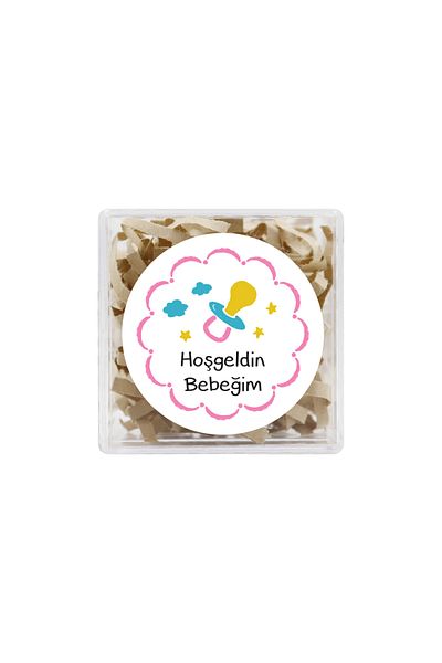 reprodesign 24 Pieces 4 cm Baby Themed Welcome Sticker Model-1