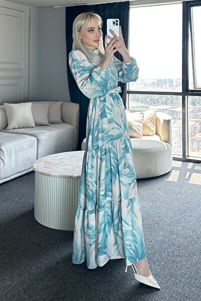 benguen Χιτζάμπ με σχέδιο Çağla 528-1