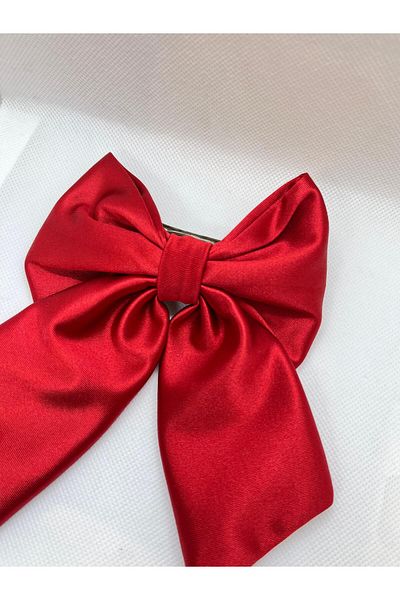 Çınar Aksesuar Large Size Satin Bow Buckle - (Medium Size)