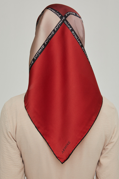 Armine Armi̇ne Silk Scarf 8600D (Twi̇ll) (Nostalji̇)-32