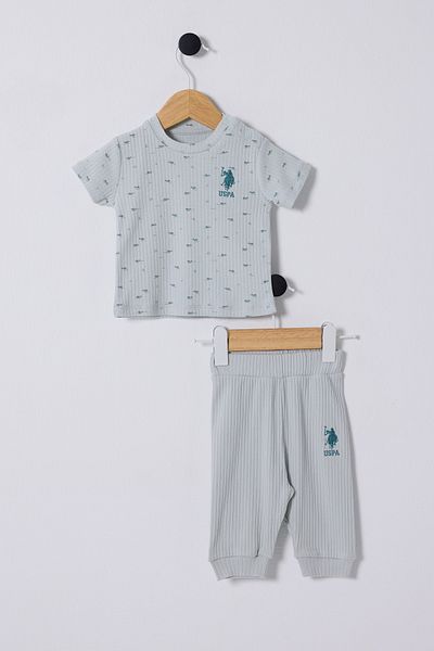 U.S. Polo Assn. Set 2 bucati pentru bebelusi