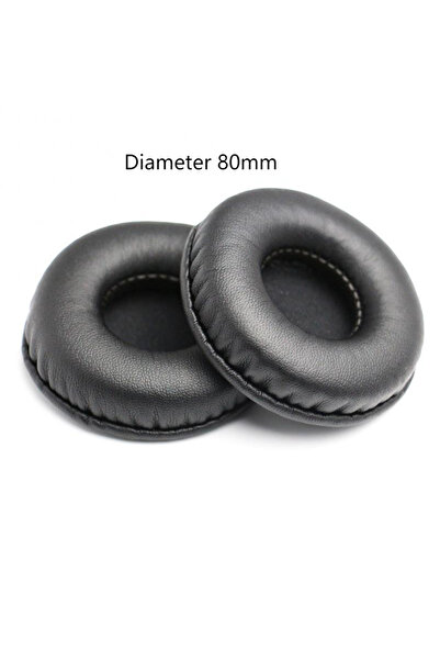 Choice وسادات أذن 80 مم لأغطية سماعات الرأس مصنوعة من الإسفنج والجلد ووسادة إسفنجية 45 مم 50 مم 55 مم 60 مم 65 مم 70 مم 75 مم 8