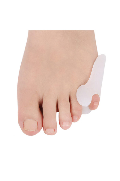 Choice3 أبيض - قطعتان من بيكسمان، مصحح إبهام القدم الجل، فواصل أصابع القدم، و...
