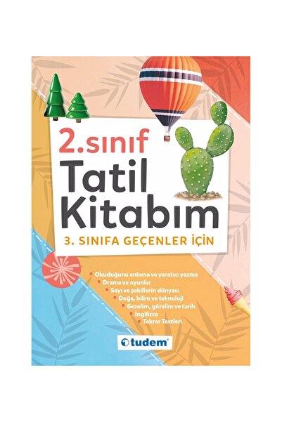 Tudem Yayınları Tatil Kitabım 2.sınıf 2.sınıftan 3.sınıfa Geçenler Için
