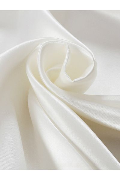 COOYA Imitation silk envelope pillowcase, polyester fabric, skin-friendly and soft, 102*51cm, white