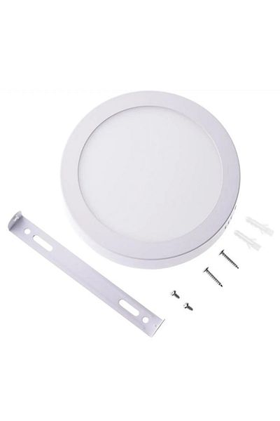Cata Ct-5271 25W Panel Led Luminaire White Round Surface Mounted Metal Case White Light 6400K