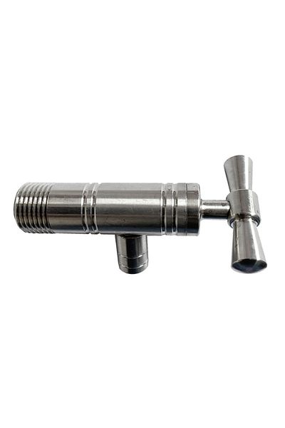 flores Stainless steel butterfly valve for barrel, 1/2
