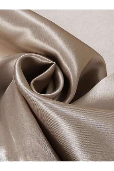COOYA Imitation silk envelope pillowcase, polyester fabric, skin-friendly and soft, 102*51cm, khaki