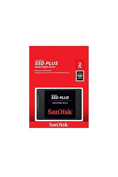 SanDisk SSD Plus 2TB 2.5" SATA SSD, Internal SSD, Read speeds up to 545 MB/s,...