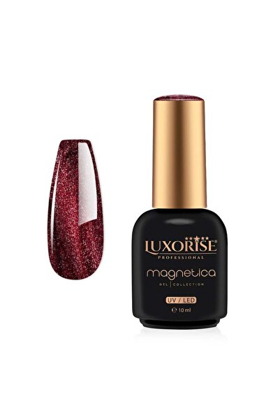 LUXORISE Oja semipermanentă MAGNETICA - Silk, Wine Radiance 10ml