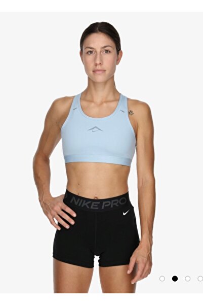 Nike Dri-Fit Swoosh On-The-Run Trail Medium-Support Kadın Bra fn2909-440