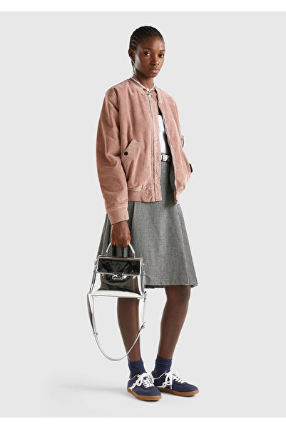 United Colors of Benetton Light Brown Unisex Bomber Jacket