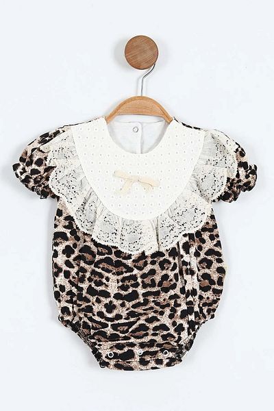 minuma Baby Girl Leopard Badi Dress 9-18 Months