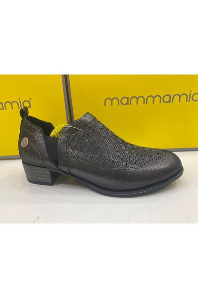 Mammamia 7360 25Ya Women's Casual Shoes Steel Glitter