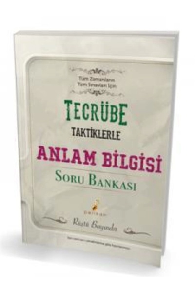 Pelikan Kitabevi Pelikan Tecrübe Taktiklerle Anlam Bilgisi Soru Bankası