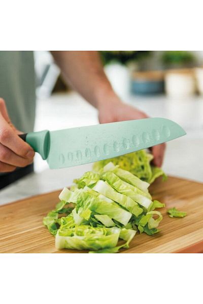 Berghoff Santoku Knife, 17 cm, Steel, Green