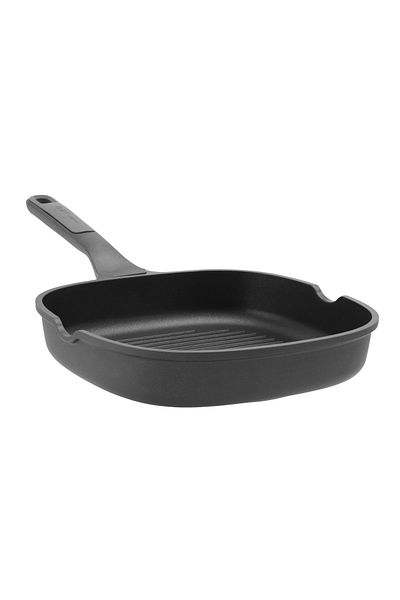 Berghoff Stone grill pan, 26 cm, 2.1L, Aluminum, Black