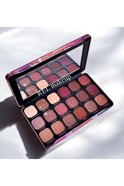 maliao Earthy Eyeshadow Palette - 18 Colors | Warm Beauty with a Professional Touch