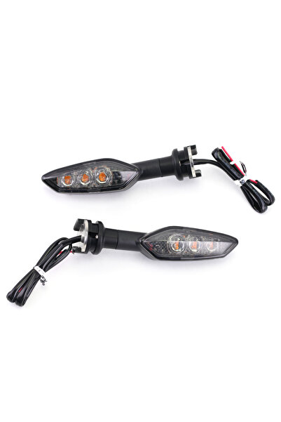 Choice1 2pcs Smoke LED Turn Signal Light For YAMAHA FZ 16 250 FZS 150 FZ1 FZ8...