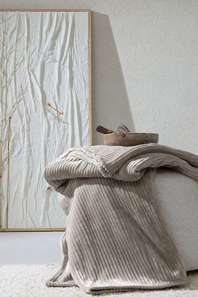 Yataş Adel Wellsoft Tv Blanket 140X190 cm - Beige