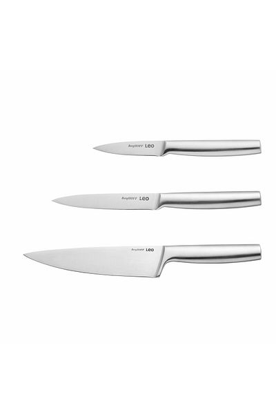 Berghoff Legacy knife set, 3 pieces, Steel, Silver