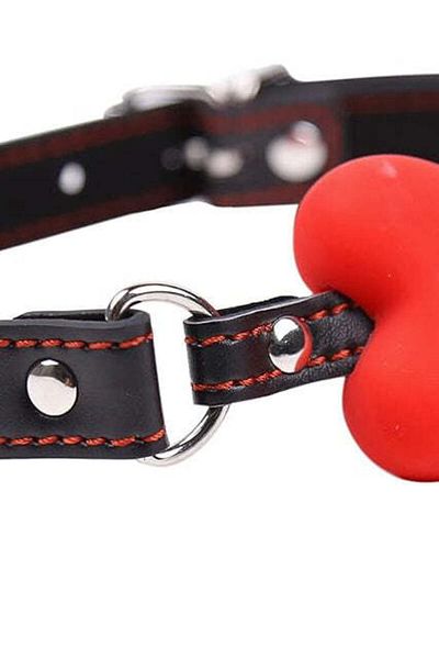 WildFashion BDSM red silicone callus, Red and Black, TOY504-115