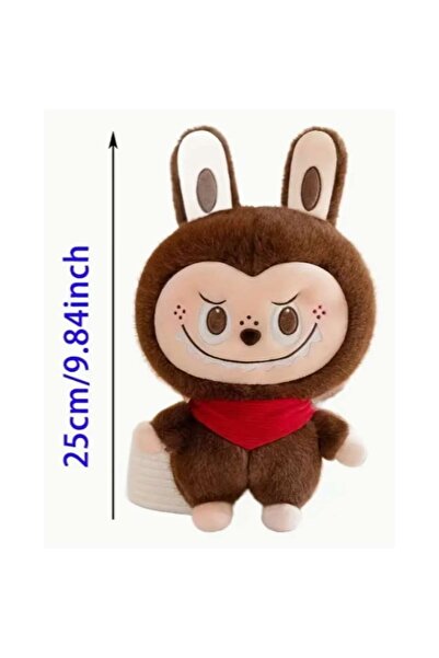 xpress sales Labubu Plush Toy Monsters 20 cm, Brown
