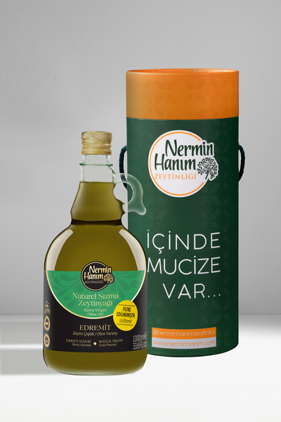 Nermin Hanım Zeytinliği Ayvalık (Edremit) - Filtresiz Erken Hasat Soğuk Sıkım...