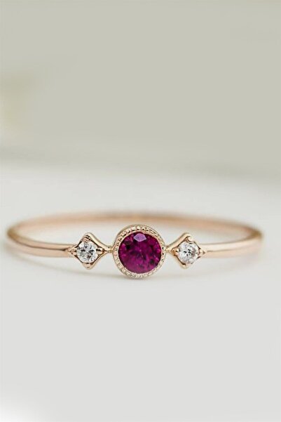 Cem Aykan Kuyumculuk OXFORD EVLİLİK TEKLİF YÜZÜĞÜ YAKUT ORTA TAS YAN TAŞLARI ...