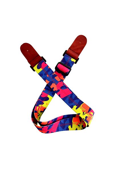 LongMoon Rj100U-Sn Ukulele Strap 146X4Cm Double Layer