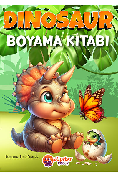 Jüpiter Çocuk Yayınları Dinozor Boyama Kitabı | Çocuklar Için | 28 Sayfa | Eğitici Ve Eğlenceli Boyama Kitabı