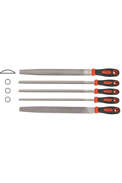 flores File set, 410 mm - 5pcs / set