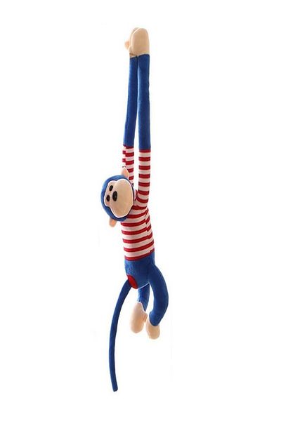 rexa Cute striped long arm monkey plush toy 75cm