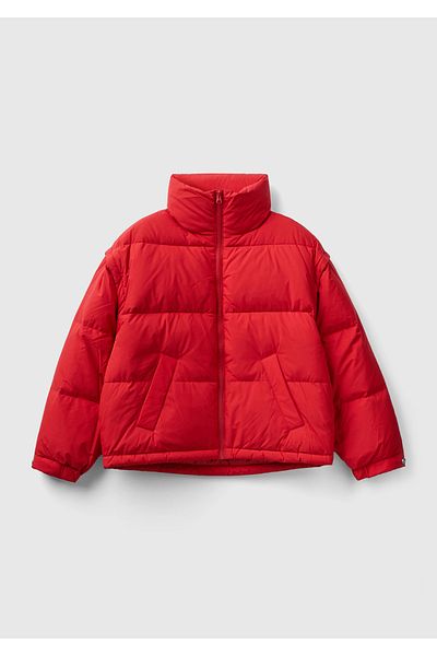 United Colors of Benetton Padded Goose Feather - Women's Cherry Pufa Coat