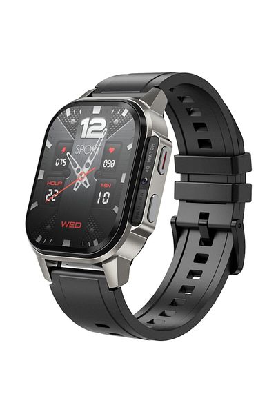 ideal STORE Smartwatch idealSTORE EasySIM®, AMOLED Display, Camera, Android 8.1, GPS, 4G Calls, SpO2