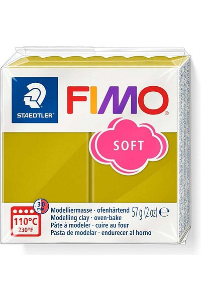 Bafimo FIMO Soft Trend Modeling Clay 57g Yellowish peridot green