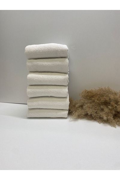 Durul Luxury Bathroom Hotel Towel 6 Pieces - 70X140 cm - 100% Cotton - Heavy Weight