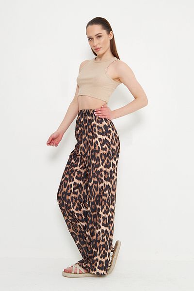 My Peak Monaco Leopard Pocketless Trousers