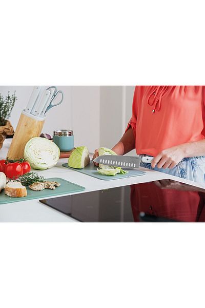 Berghoff Spirit Santoku Knife, 17.5 cm, Steel, ABS, White