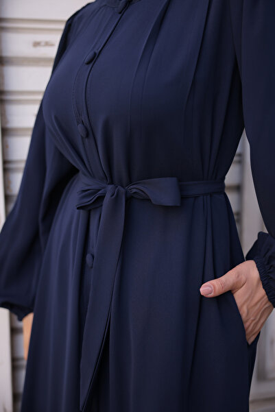 KADEEM Рукав-баллон на ґудзиках з поясом medina silk abaya