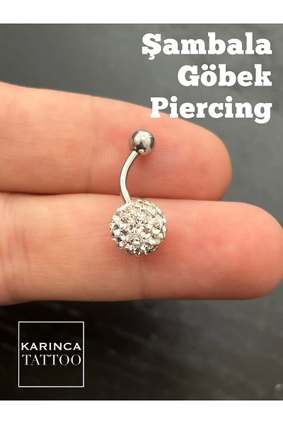 Karınca Piercing Shampoo Stone Belly Piercing (Ant Tattoo)