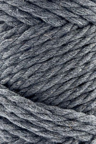 SENSY Premium 3 Twist Bumbac Macrame Macrame Funie Hobby Funie Three Twist Gri deschis