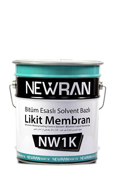 REALİTY YAPI Newran Bitüm Esaslı Solvent Bazlı Likit Membran 18.kg