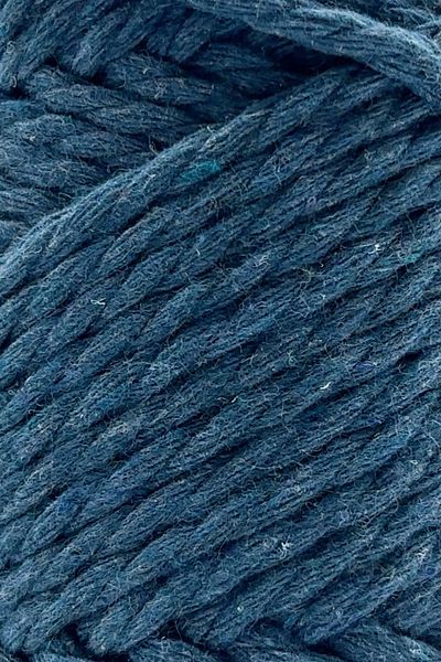SENSY Premium 3 Twist Cotton Combed Macrame Macrame Rope Hobby Rope Three Twist Petrol Blue