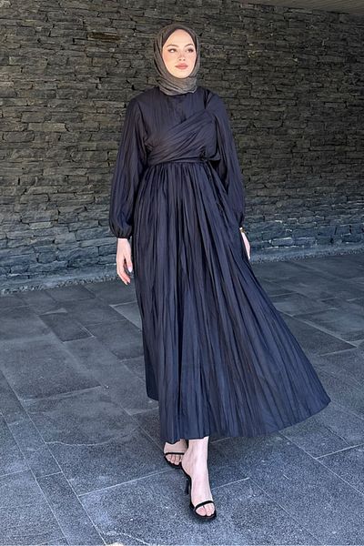 Ovn. Φόρεμα Kraşlı Side Tie Two Piece - Μαύρο