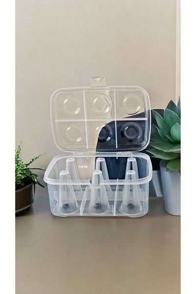 tafce Practical 6 Compartment Tea Cup Carrying Apparatus Container Picnic Special